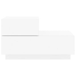 Pureline White Bedside Table