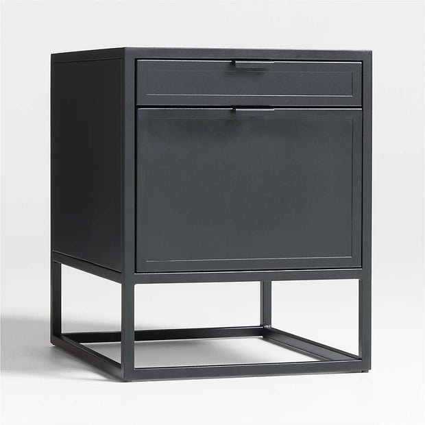 Urban Black Storage Cabinet