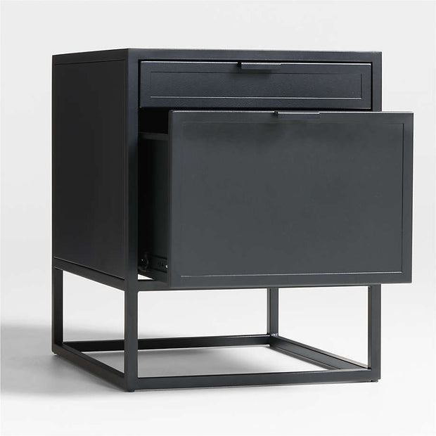 Urban Black Storage Cabinet