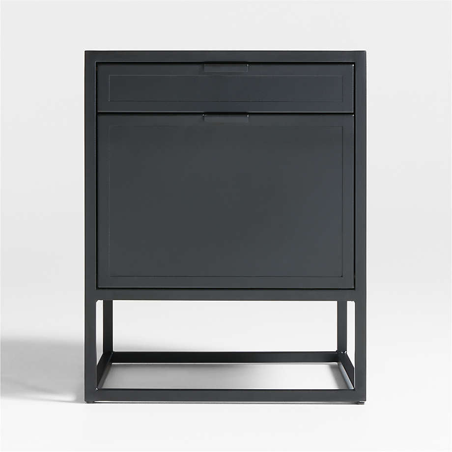 Urban Black Storage Cabinet