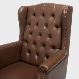 Valor Tufted Velvet Captain's Chair