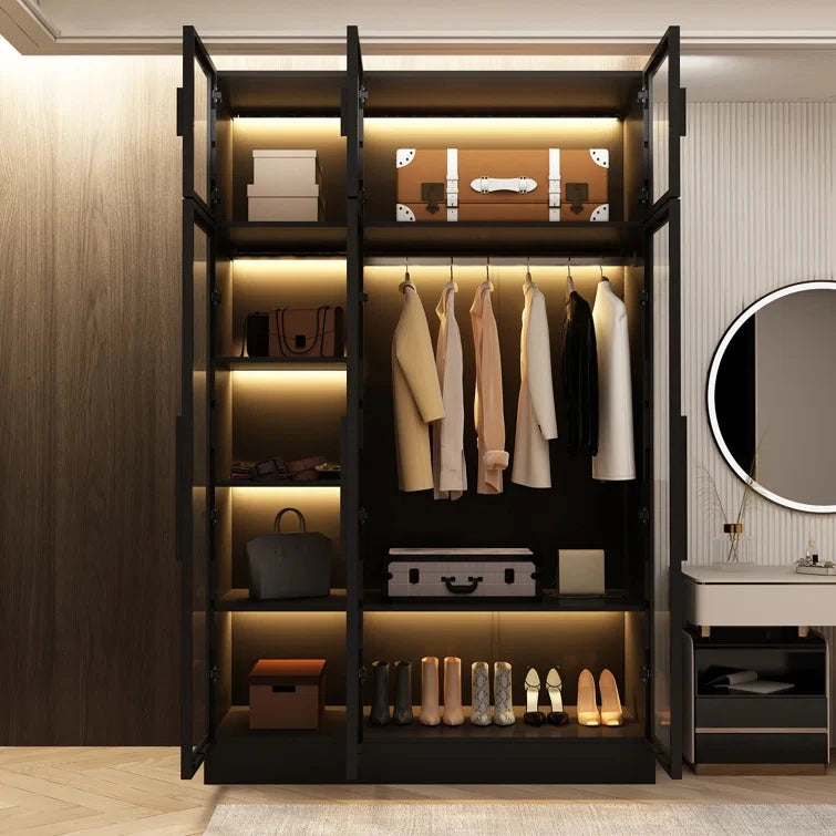 Onyx Black Wardrobe