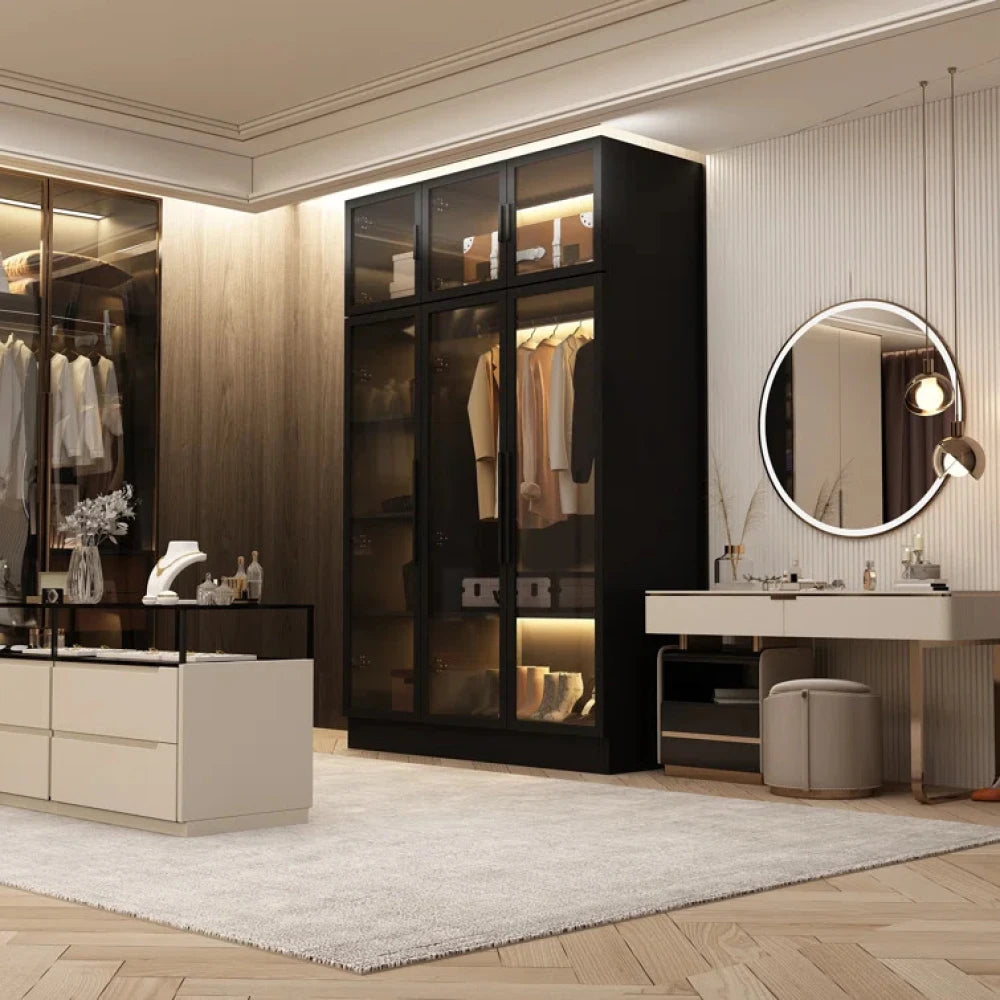 Onyx Black Wardrobe