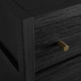 Jet Black Modern Dresser