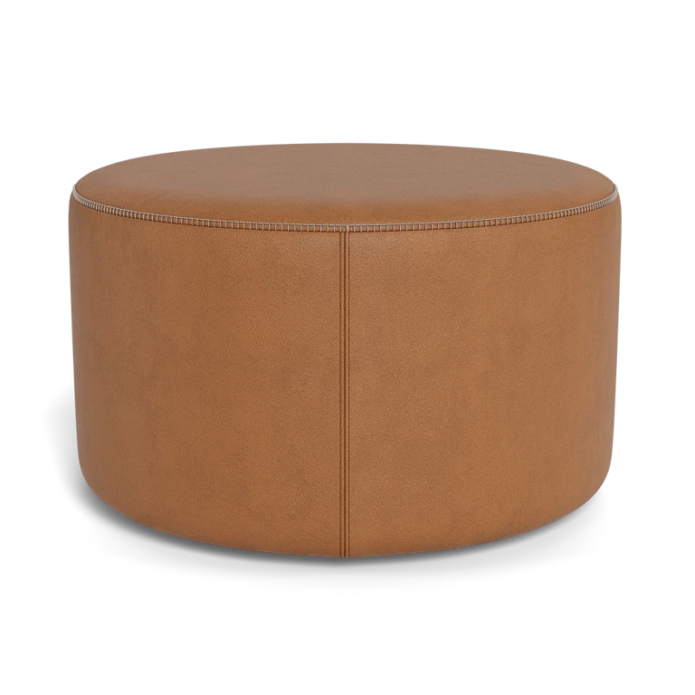 Rusty Barrel Ottoman