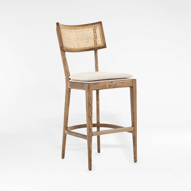 Woven Vintage Counter Stool