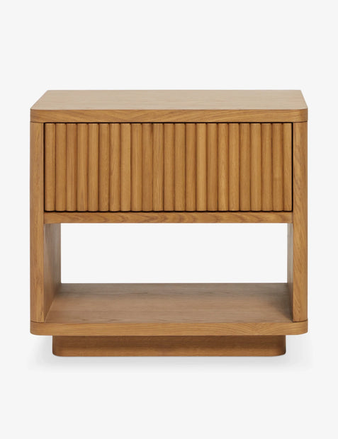 Slatted Edge Nightstand