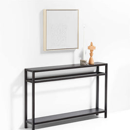 Frame & Mirror Black Set