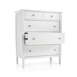 Chalk White 5-Drawer Dresser