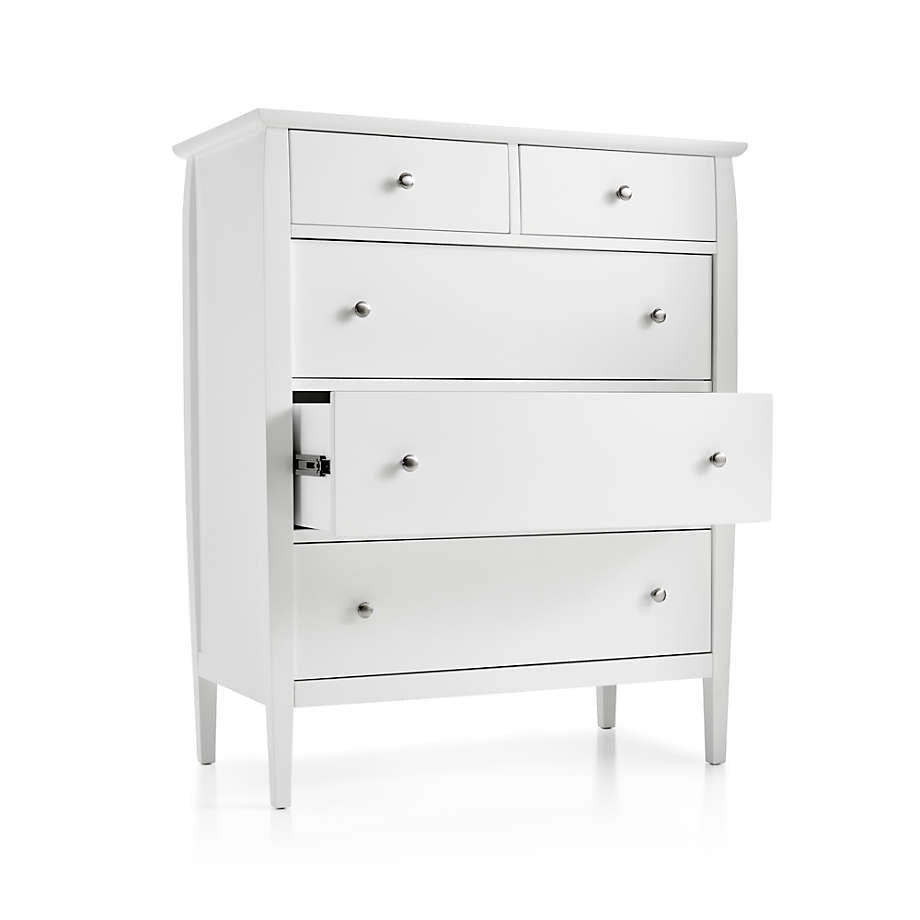 Chalk White 5-Drawer Dresser