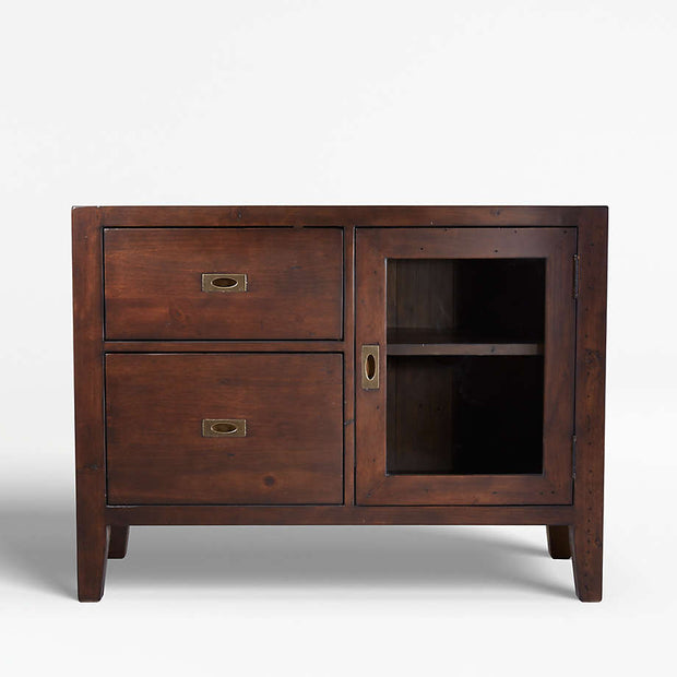 Heritage Walnut File Cabinet