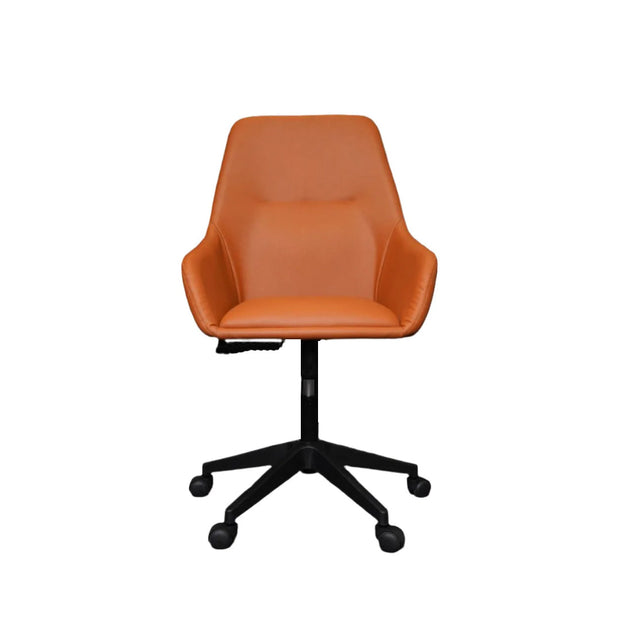 Jasper Cognac Leatherette Executive Chair