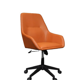 Jasper Cognac Leatherette Executive Chair