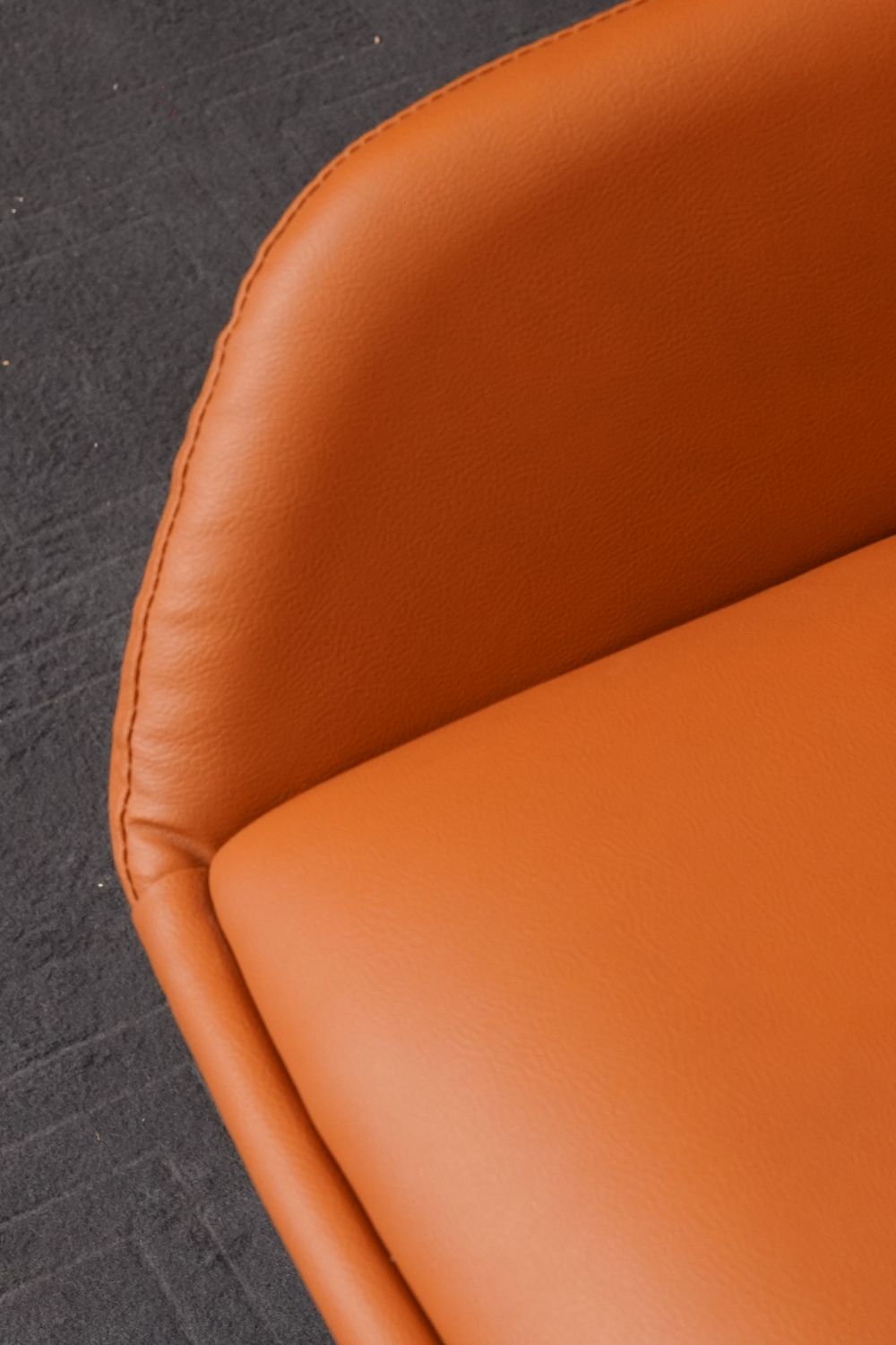 Jasper Cognac Leatherette Executive Chair