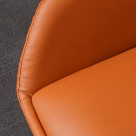 Jasper Cognac Leatherette Executive Chair