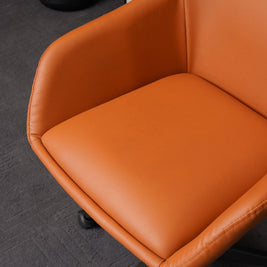 Jasper Cognac Leatherette Executive Chair