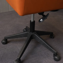 Jasper Cognac Leatherette Executive Chair