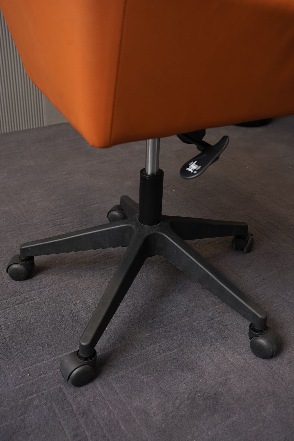 Jasper Cognac Leatherette Executive Chair