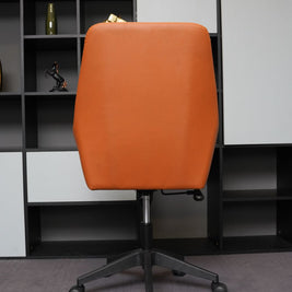 Jasper Cognac Leatherette Executive Chair