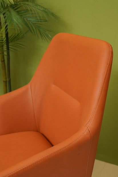 Phoenix Mid-Back Orange Office Chair