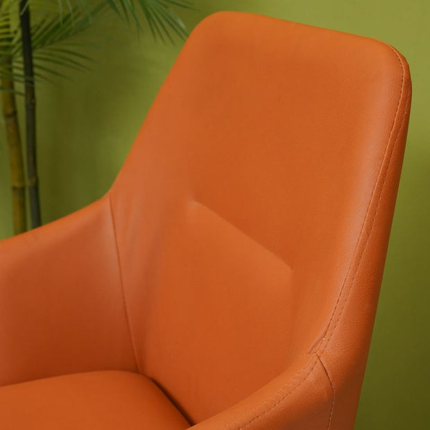 Phoenix Mid-Back Orange Office Chair