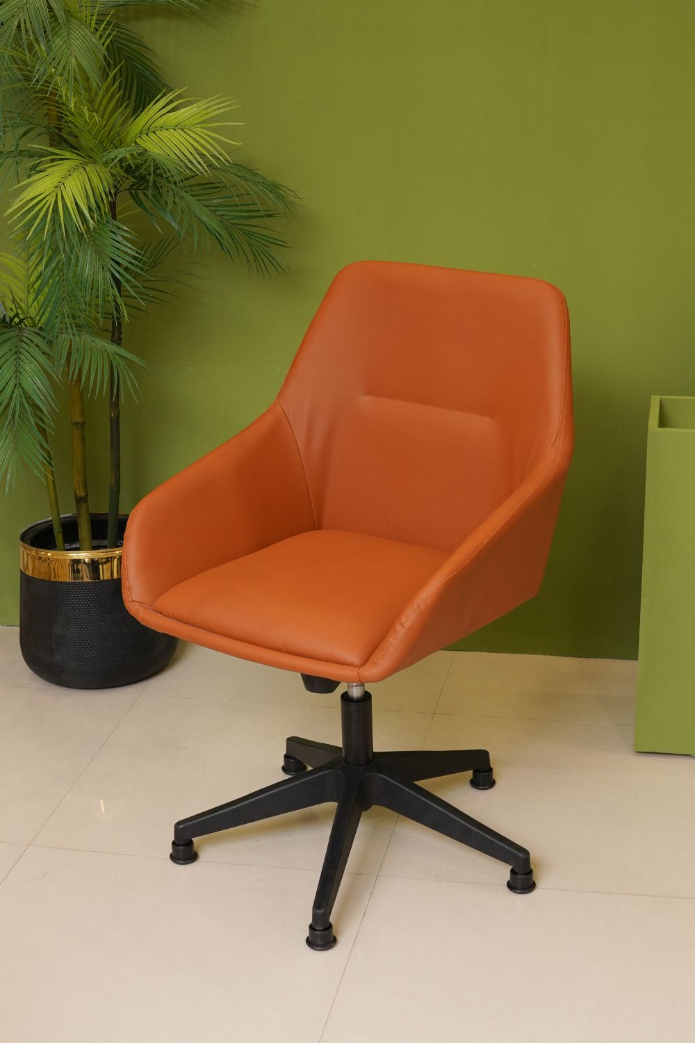 Phoenix Mid-Back Orange Office Chair