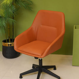 Phoenix Mid-Back Orange Office Chair