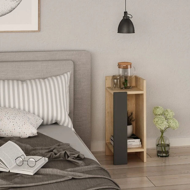 Slim Oak Night Table