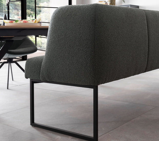 Slate Armrest Dining Lounge Bench