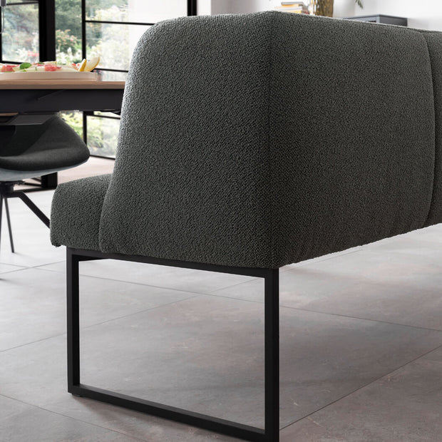 Slate Armrest Dining Lounge Bench