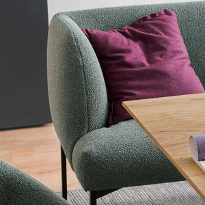 Slate Armrest Dining Lounge Bench