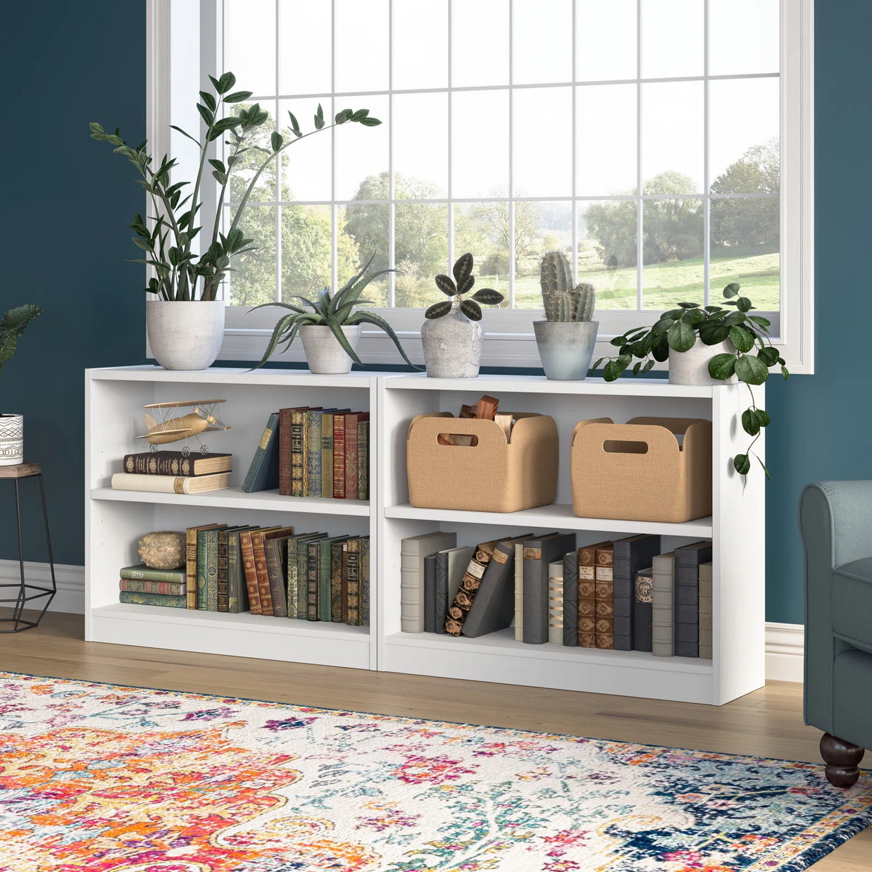 Pure White Side Storage