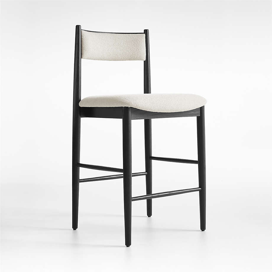 Black Steel Frame Stool