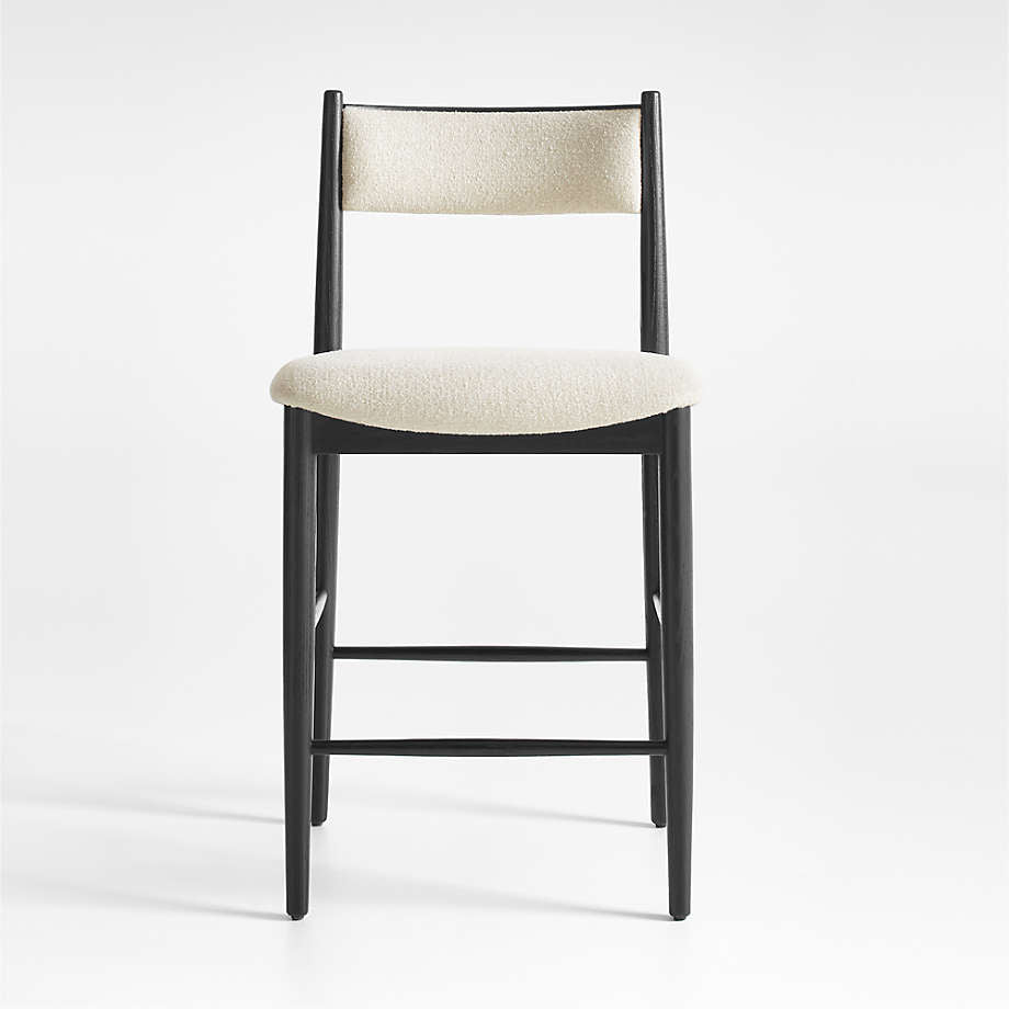 Black Steel Frame Stool