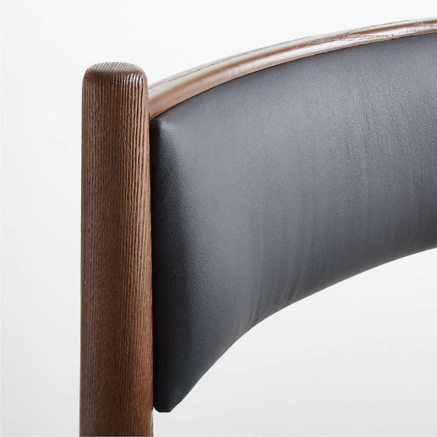 Walnut Round Seat Stool