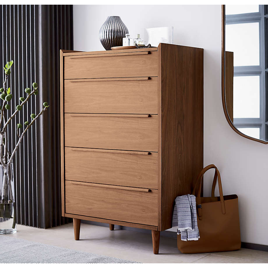 Chestnut Grain Tall Dresser