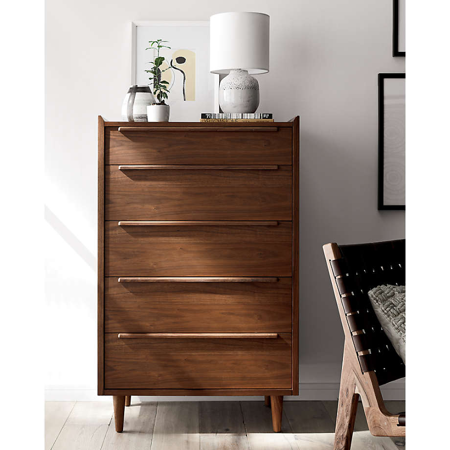 Chestnut Grain Tall Dresser