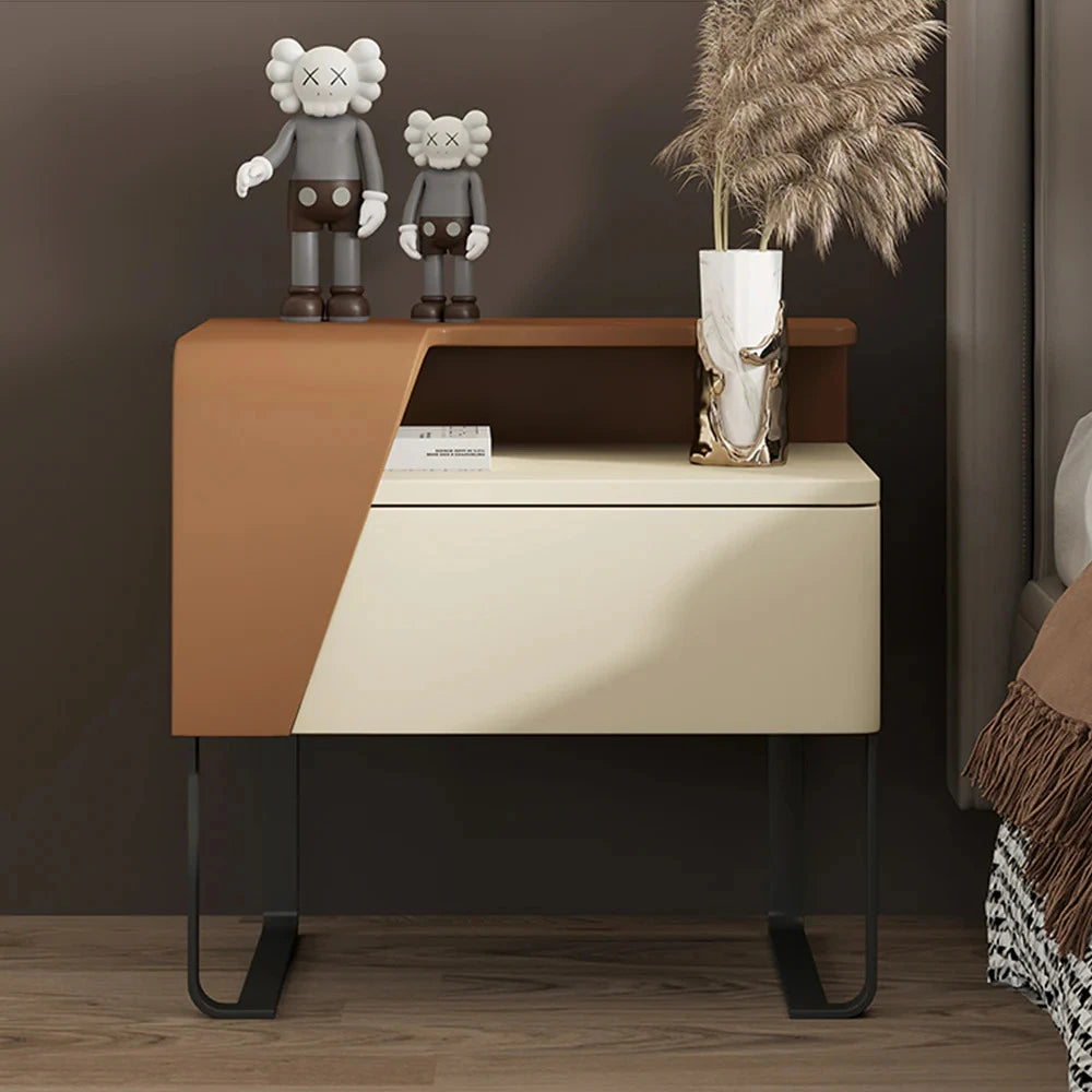 Walnut Tray Nightstand