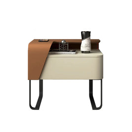 Walnut Tray Nightstand