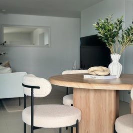 Cleo Velvet Swivel Dining Chair