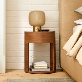 Round Column Nightstand