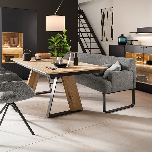 Auburn Channel Tufted Dining Bench