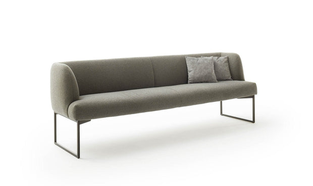 Slate Armrest Dining Lounge Bench