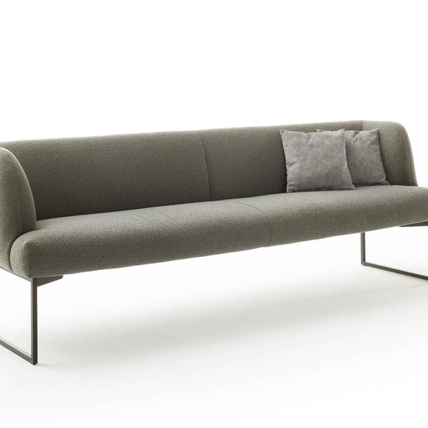 Slate Armrest Dining Lounge Bench