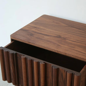 Fluted Panel Nightstand