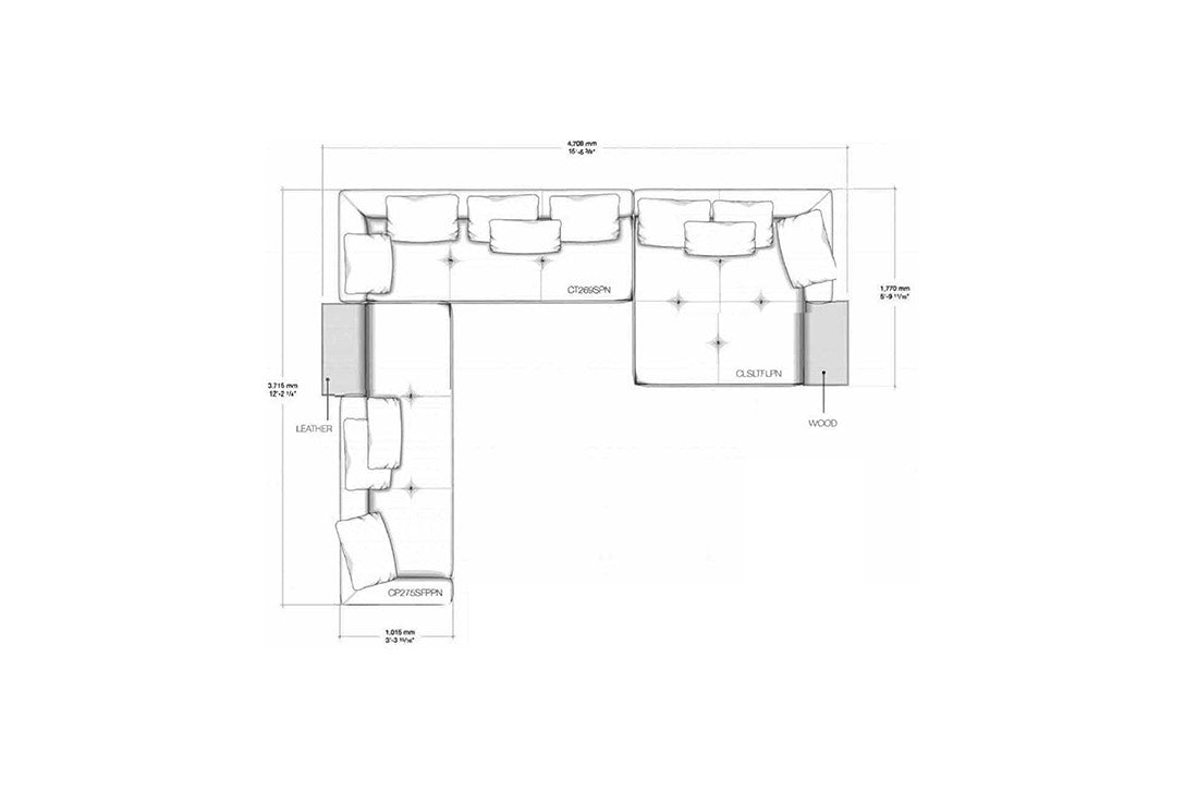 Blueprint Custom Sectional