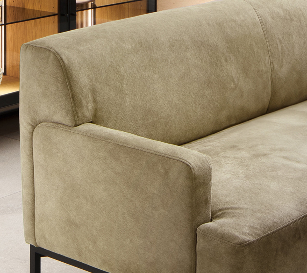 Greystone High-Back Dining Settee