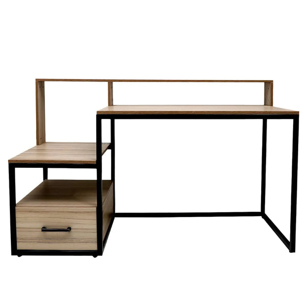 Twin-Tier Industrial Study Desk
