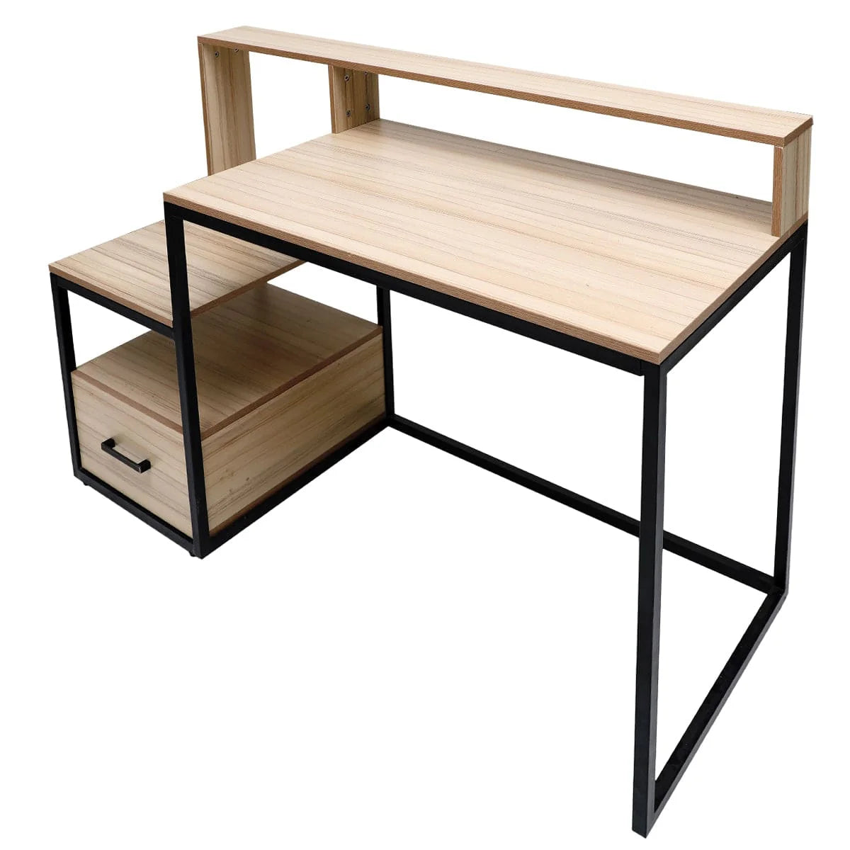 Twin-Tier Industrial Study Desk