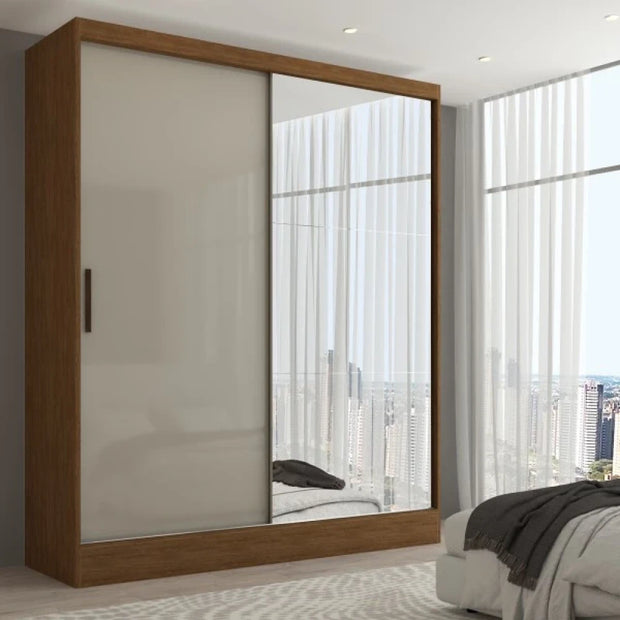 Slatted Glass Wardrobe
